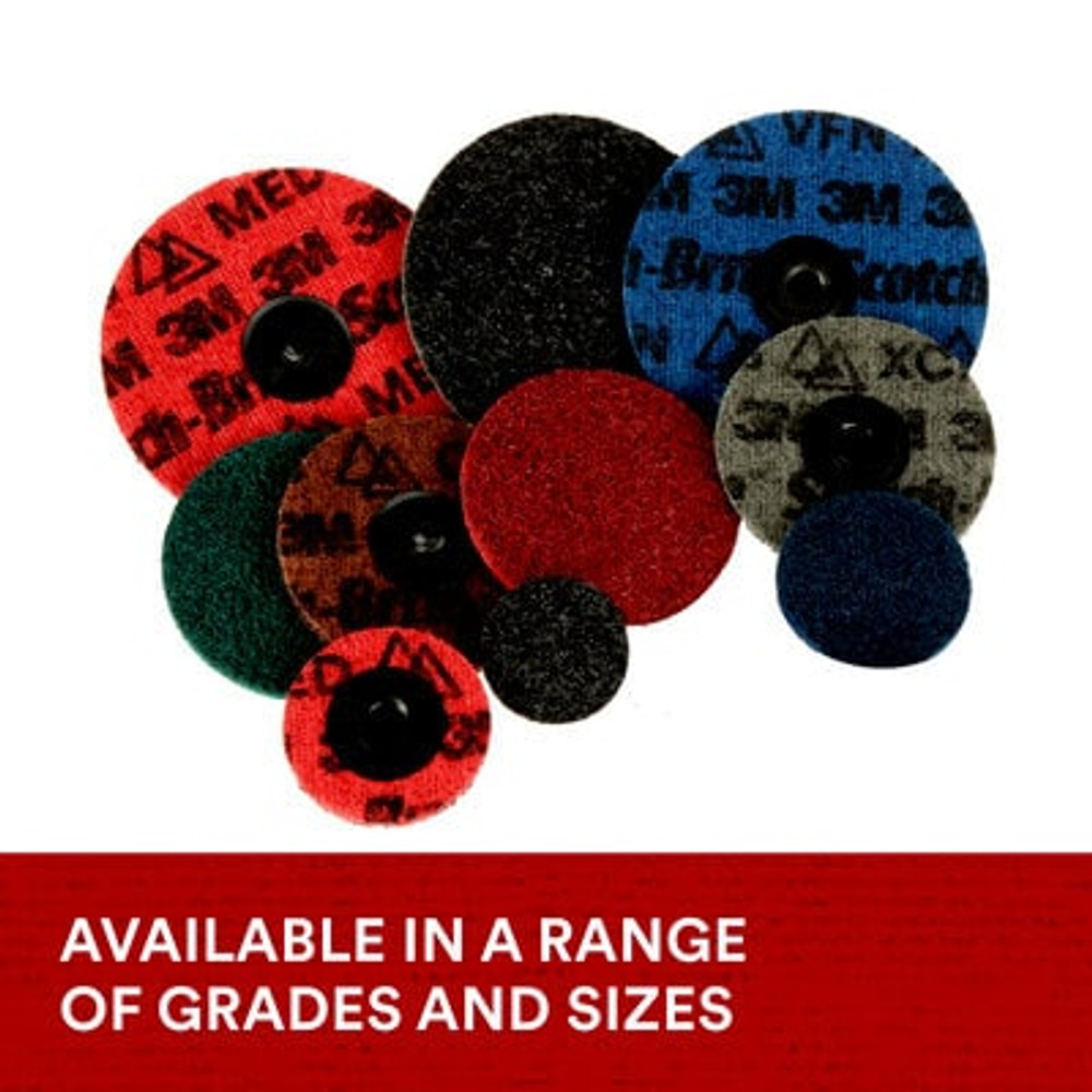 Scotch-Brite Roloc Precision Surface Conditioning Disc, PN-DS, Coarse,
TS, 1-1/2 in, 50/Carton, 200 ea/Case, Dispenser Pack