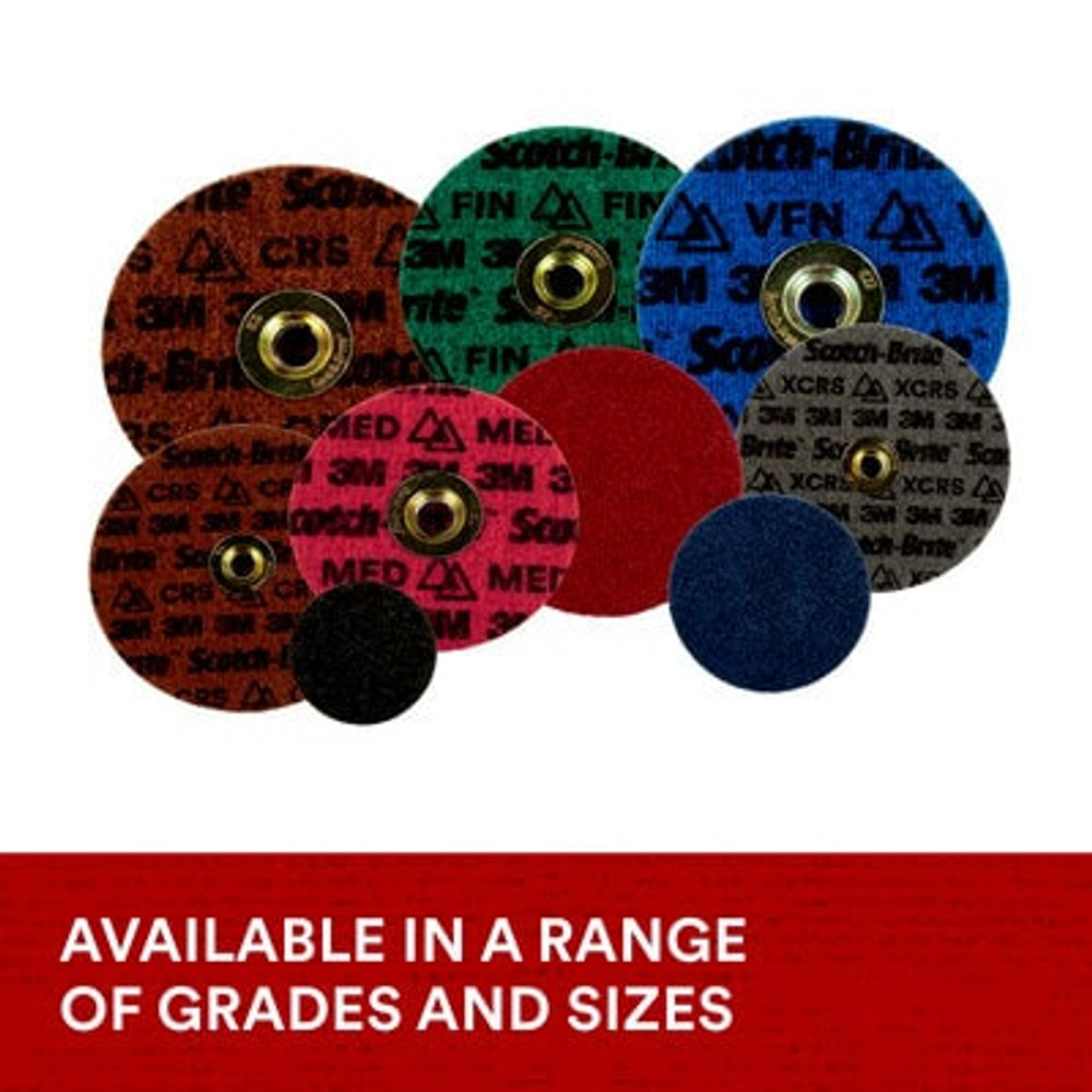 Scotch-Brite Precision Surface Conditioning TN Quick Change Disc, PN-DN, Extra Coarse, 5 in, 50 ea/Case