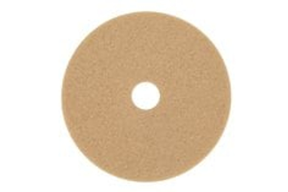 3M Tan Burnish Pad 3400, Siteseller, 3-3/8 in 12726