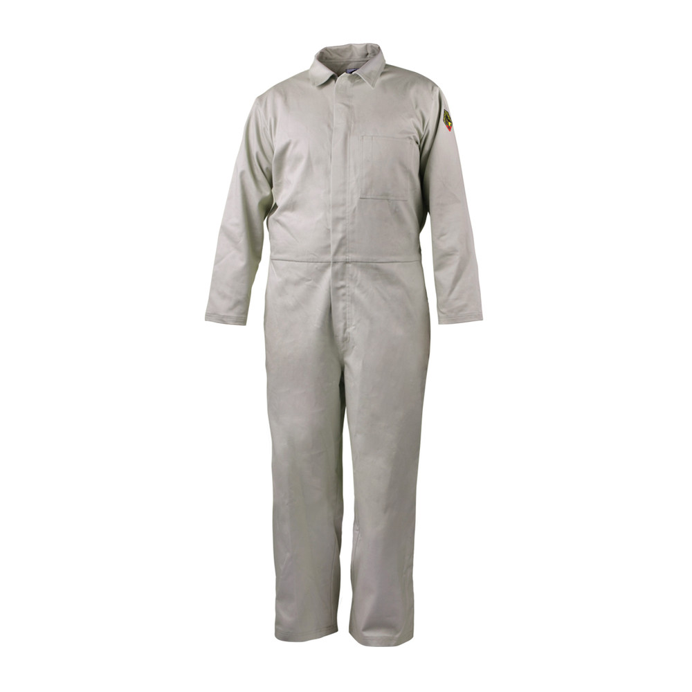 Black Stallion 7 oz FLAME-RESISTANT 88/12 COTTON Coveralls (STONE), COLOR ST, Size 4XL