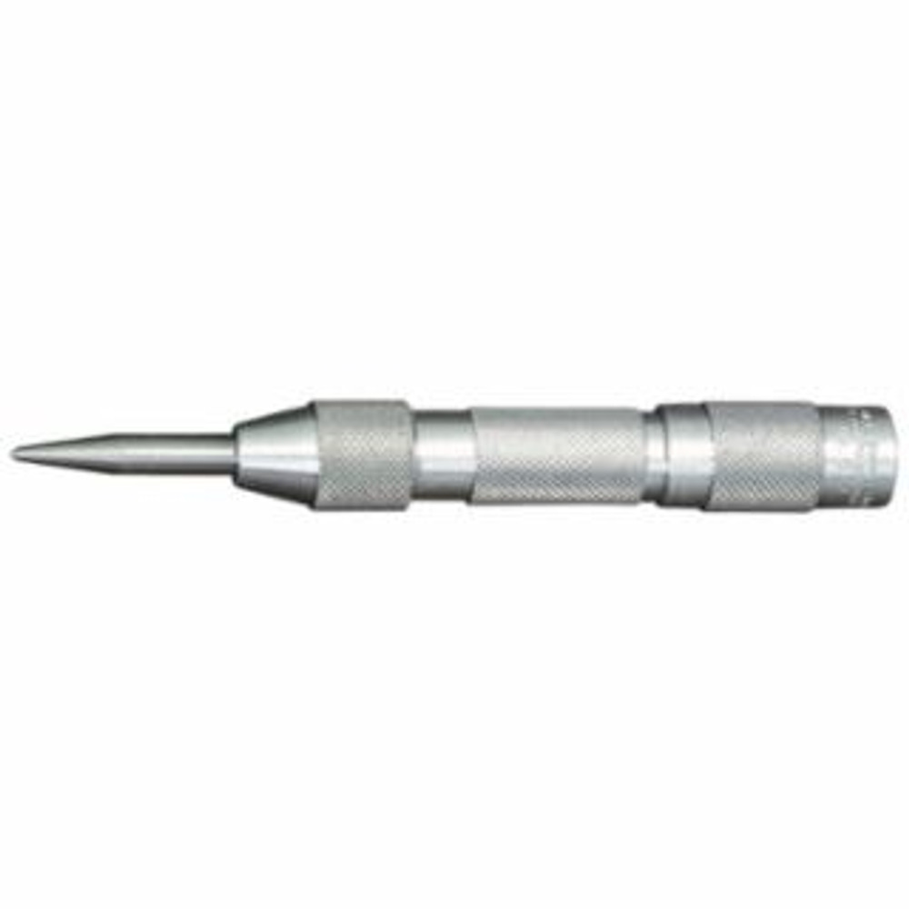 Automatic Center Punch, 5 in L, 5/8 in Tip, Aluminum