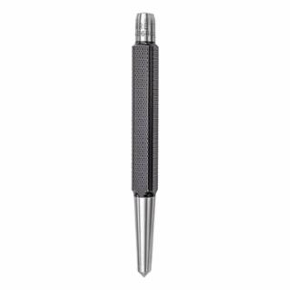 Center Punches w/Square Shank, 5 in, 1/4 in tip, Steel
