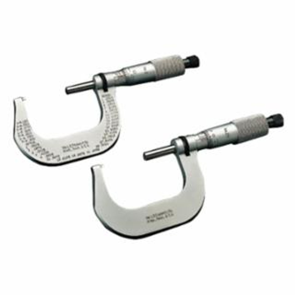 2 Series Outside Micrometers, 1 in-2 in, Ratchet