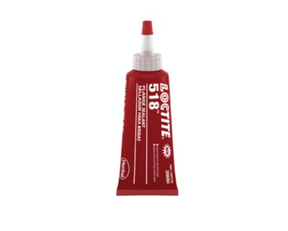 518 Gasket Eliminator Flange Sealant, 300 m L Tube, Loctite | Red