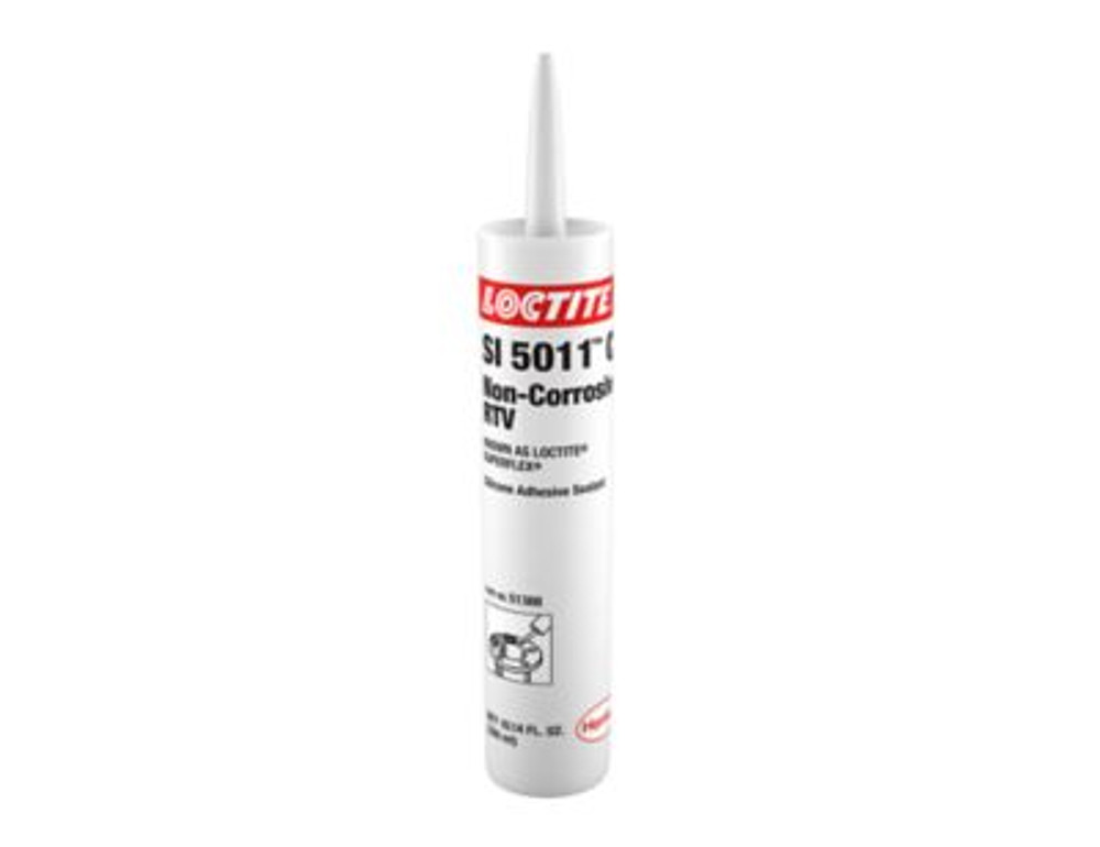 Superflex RTV, Silicone Adhesive Sealant, 190 m L Power Can, Loctite | Clear