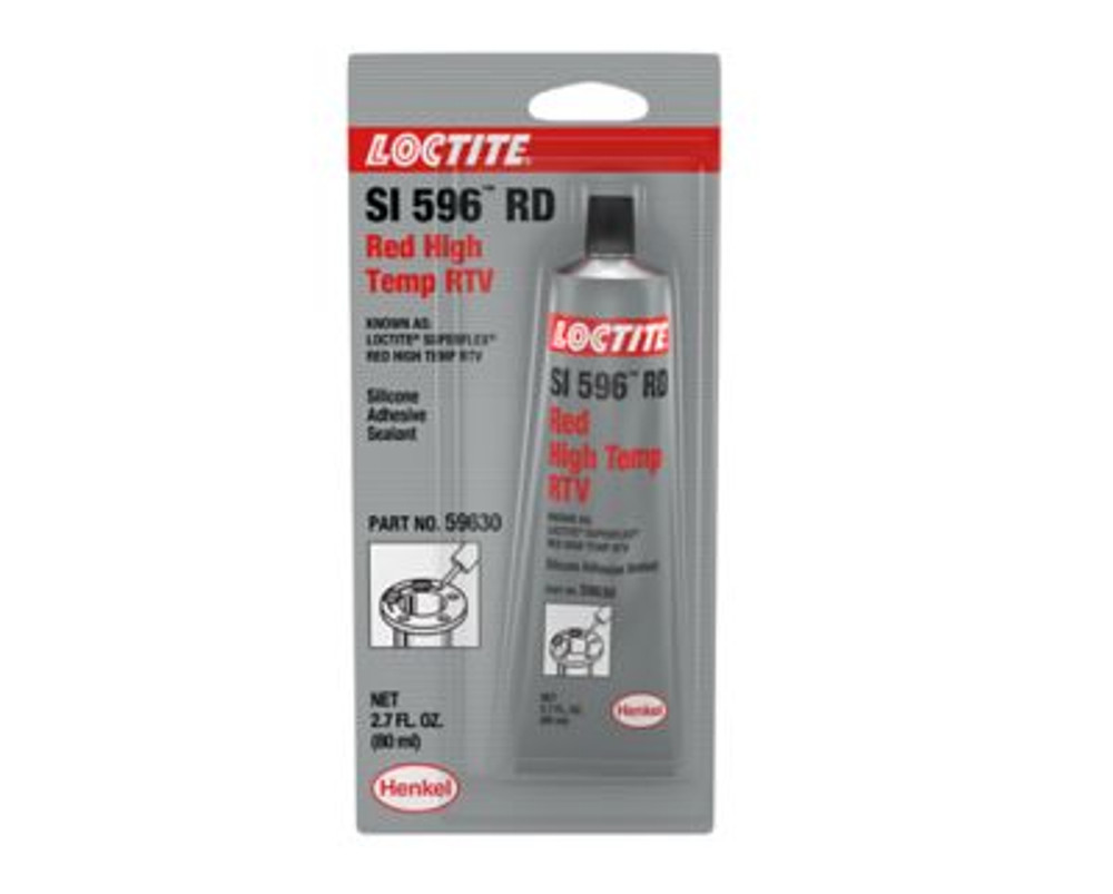 Silatech RTV Silicone Adhesive Sealants, 10.15 oz, Loctite | Red