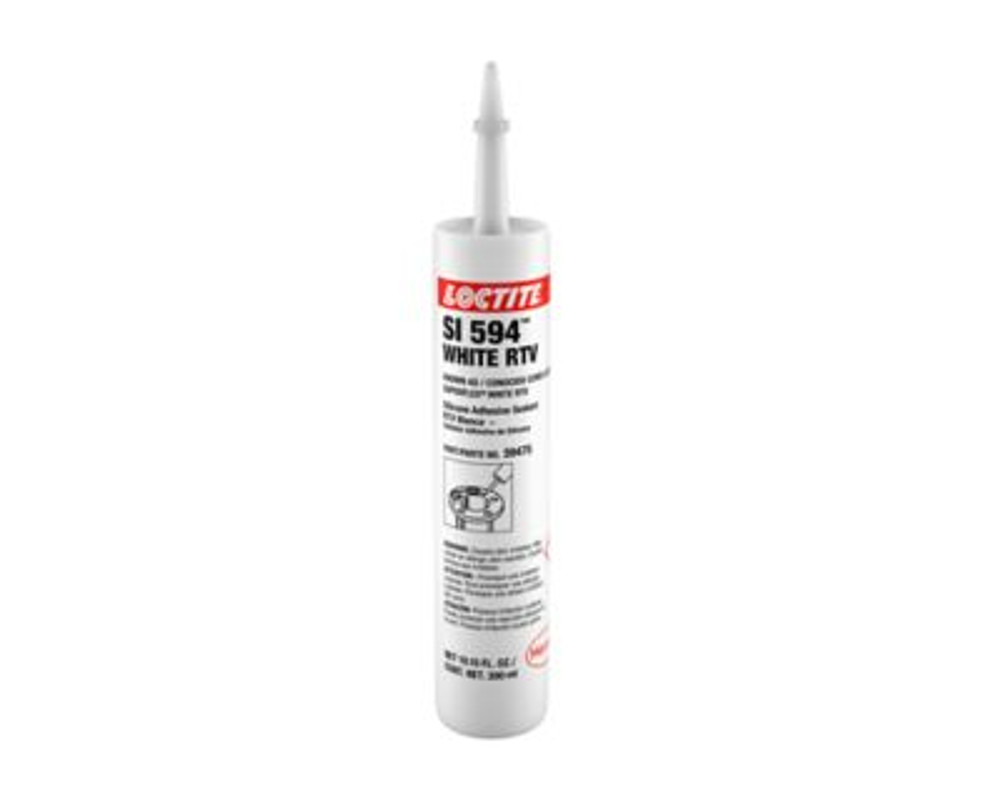 Silatech RTV Silicone Adhesive Sealants, 300 m L Cartridge, Loctite | White