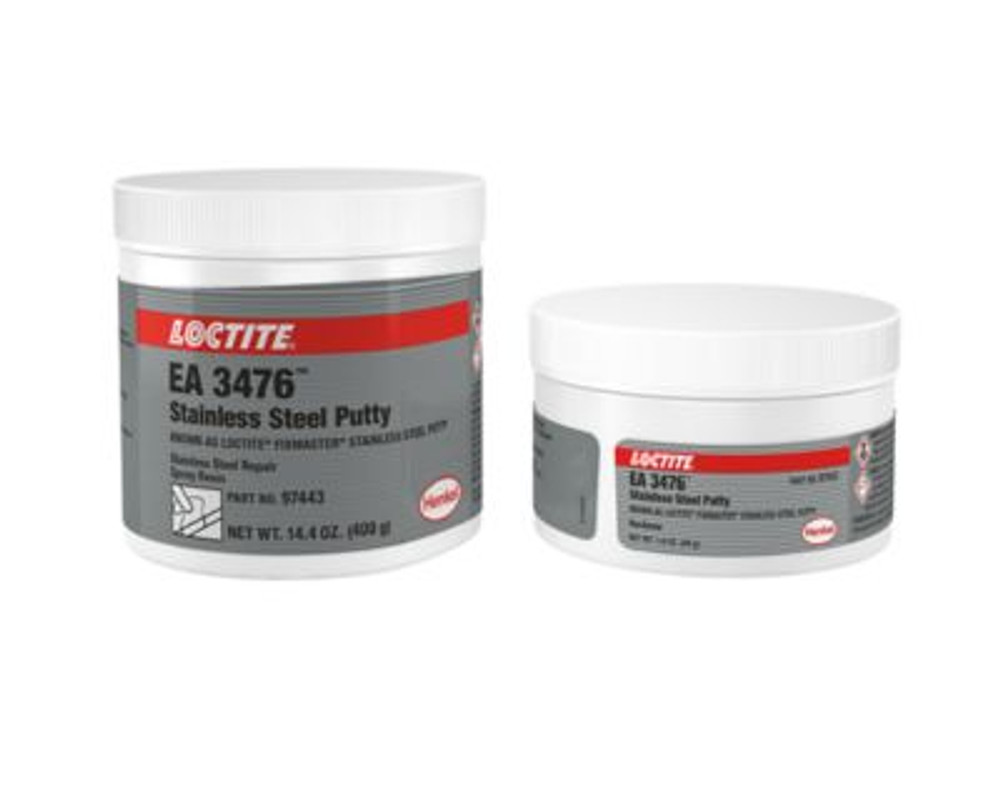 Fixmaster Stainless Steel Putty, 1 lb, Pack, Loctite | Metallic Grey