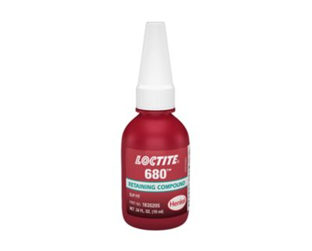 680 Retaining Compound, 50 m L Bottle, 4000 psi Loctite | Green