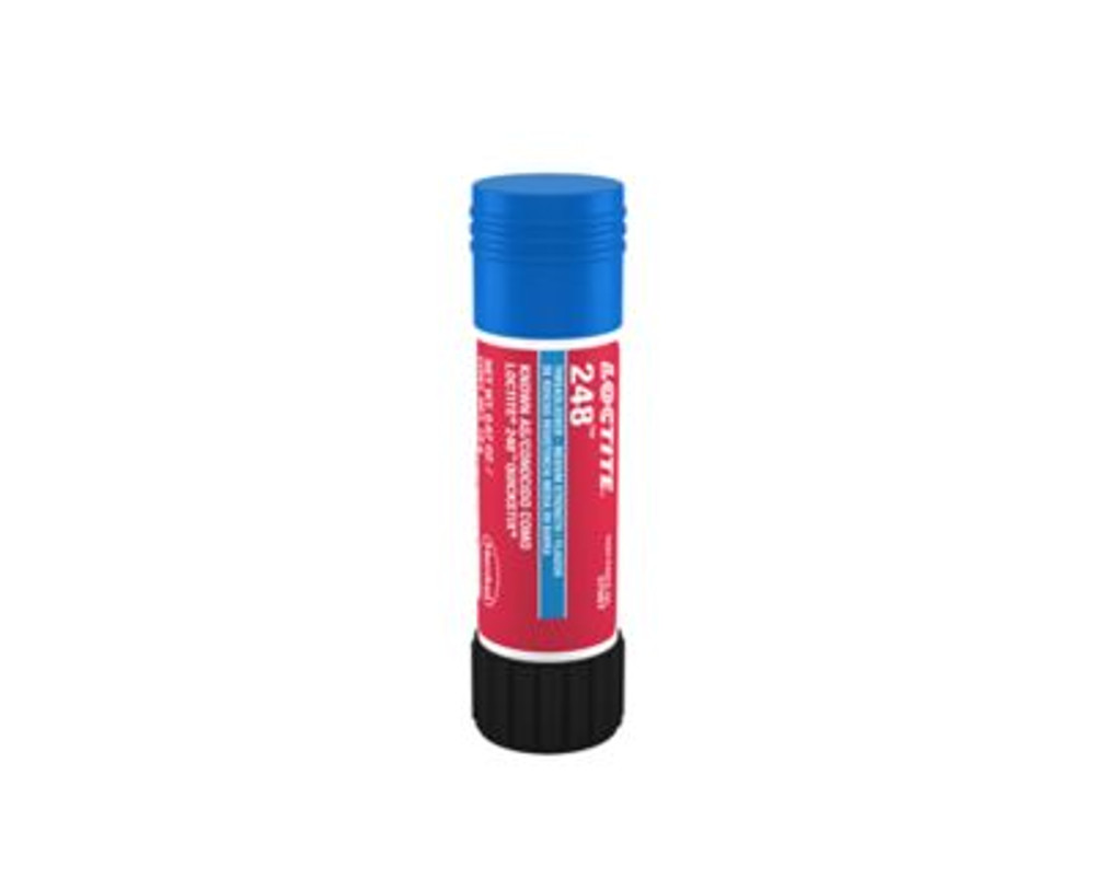 246 Threadlocker, Medium Strength/High Temperature, 10 m L, 1/4 in to 3/4 in Thread, Loctite | Blue