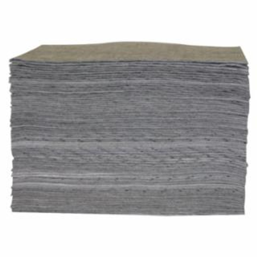 Universal Sorbent Pad, light-Weight, Absorbs 17 gal, 15 in x 17 in