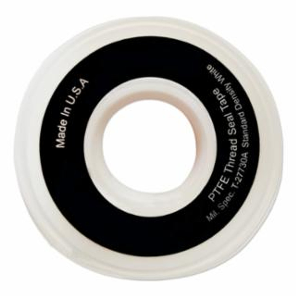 White PTFE Thread Sealant Tape, 3/4 in x 600 in, Standard Density