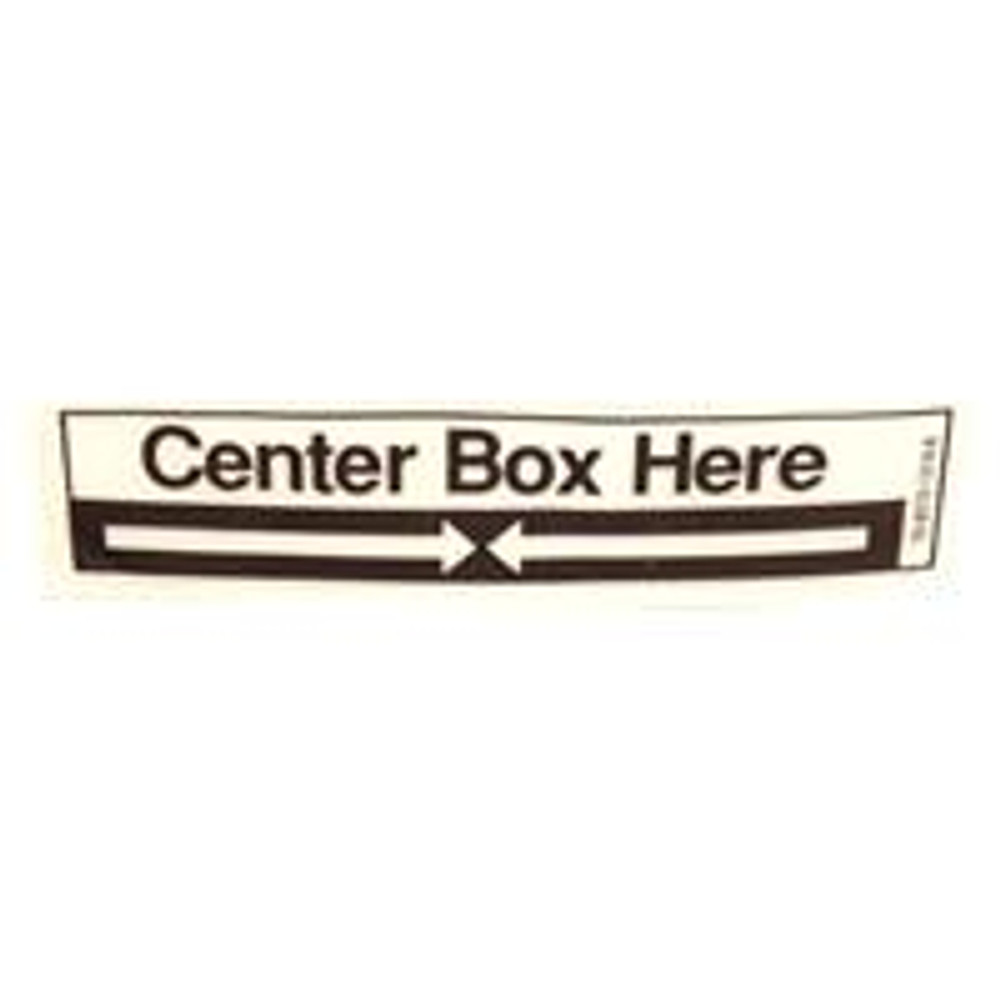 Label - Box Centering