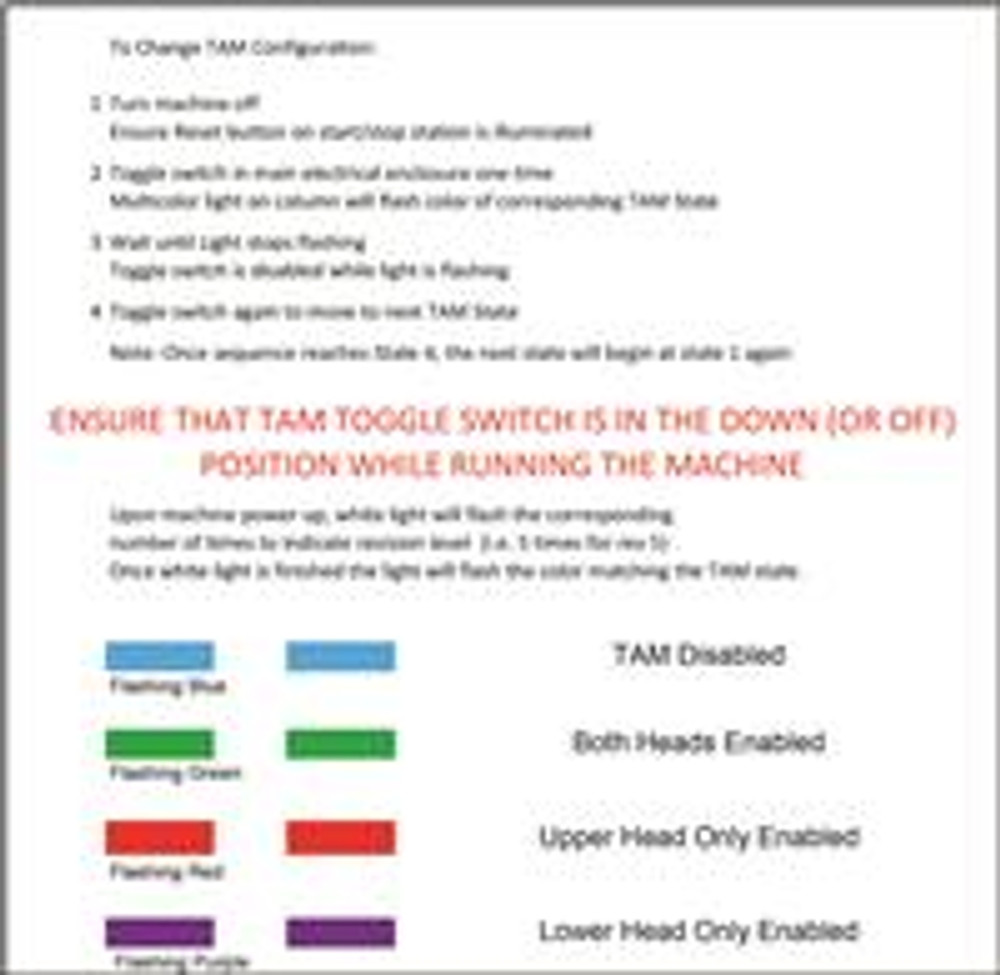 Label - Tam Sequence Instr 7000r HS