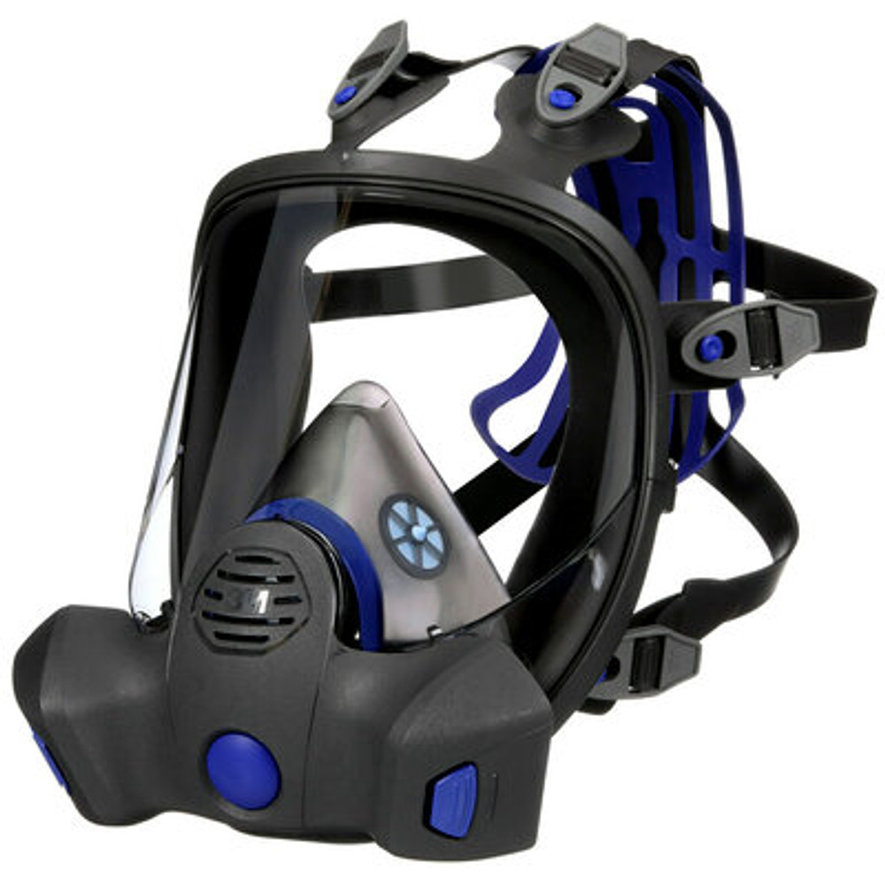 3M Secure Click Full Facepiece Reusable Respirator FF-803, Large, 4 EA/Case
