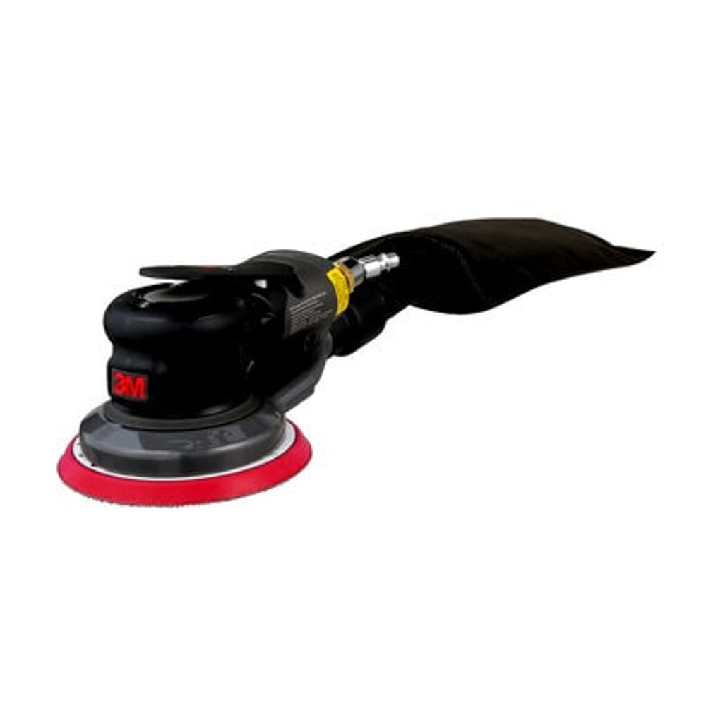 3M Xtract Pneumatic Random Orbital Sander, 5 in, Self-Generated Vacuum