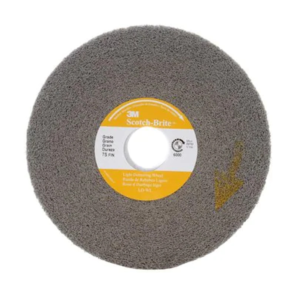 Private Label - Light Deburring Wheel, Wheel 6X1X1 7SFINE LDW Private Label 54455 Industrial 3M Products & Supplies | Brown