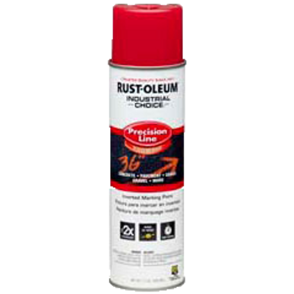 Industrial Choice M1400 Solvent-Based Construction Marking Paint 331778 Rust-Oleum | Safety Red