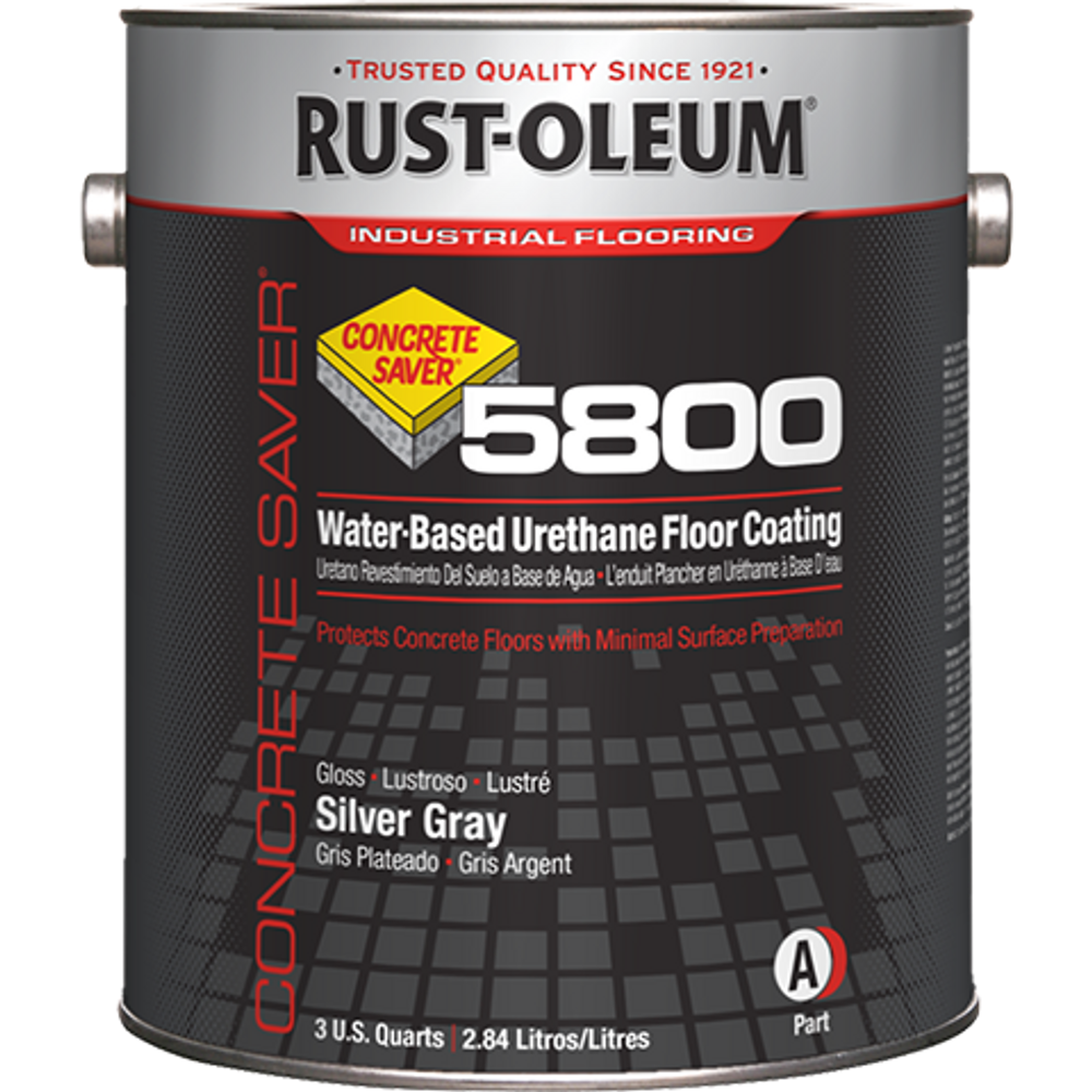 Concrete Saver 5800 System Water-Based Urethane Floor Coating 353865 Rust-Oleum | Yellow