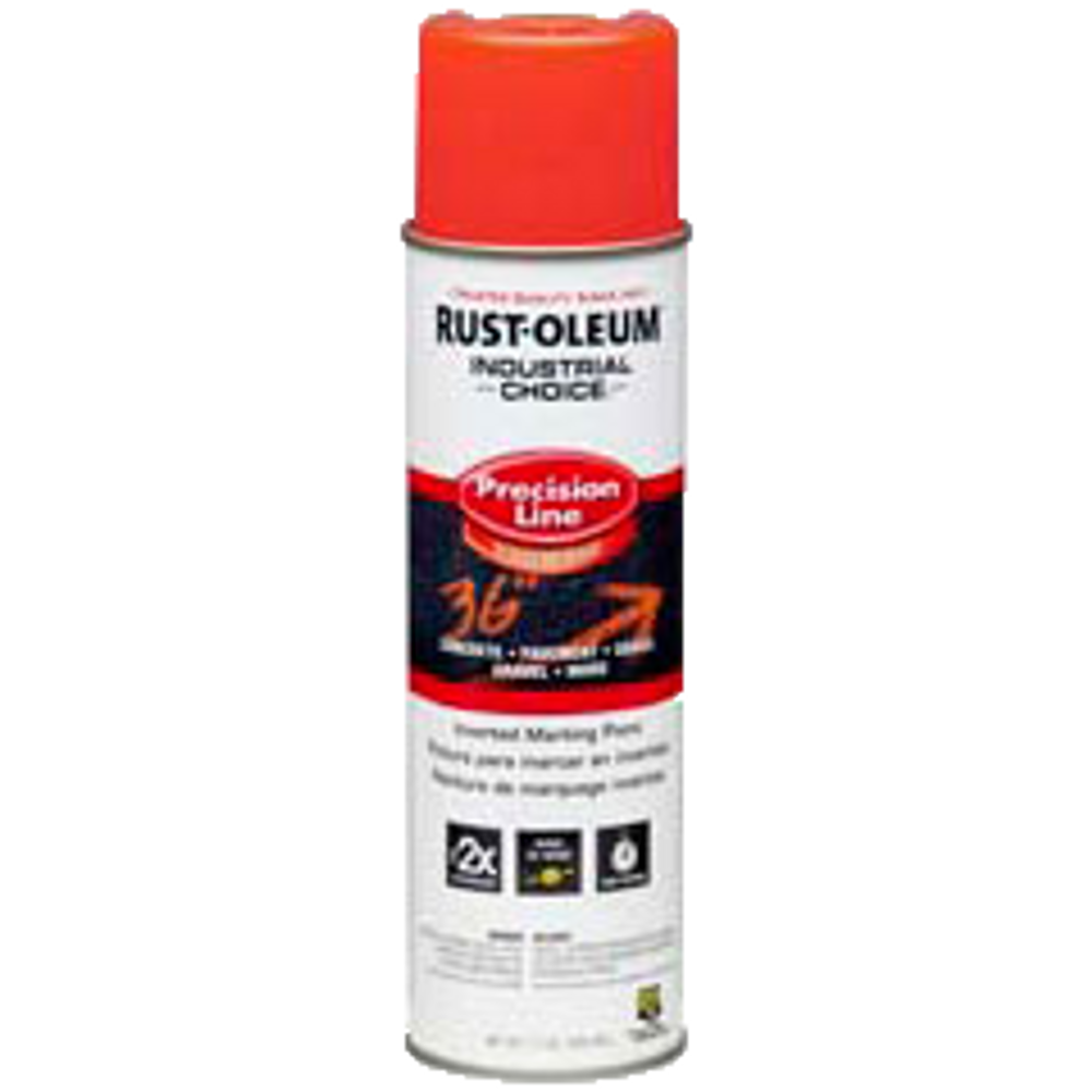 Industrial Choice M1600 System SB Precision Line Marking Paint 1662838V Rust-Oleum | Fluorescent Red