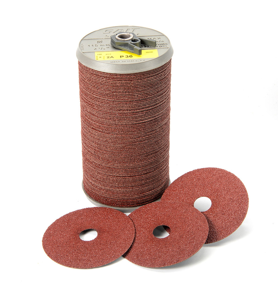 Aluminum Oxide Fiber Discs,2A Aluminum Oxide General Purpose Fiber Disc,  Bulk Packaging (100 PCS per Spindle) 57016