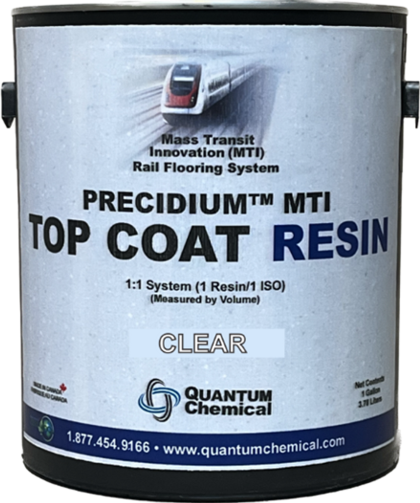 PRECIDIUM™ MTI Top Coat Resin Clear Gallon