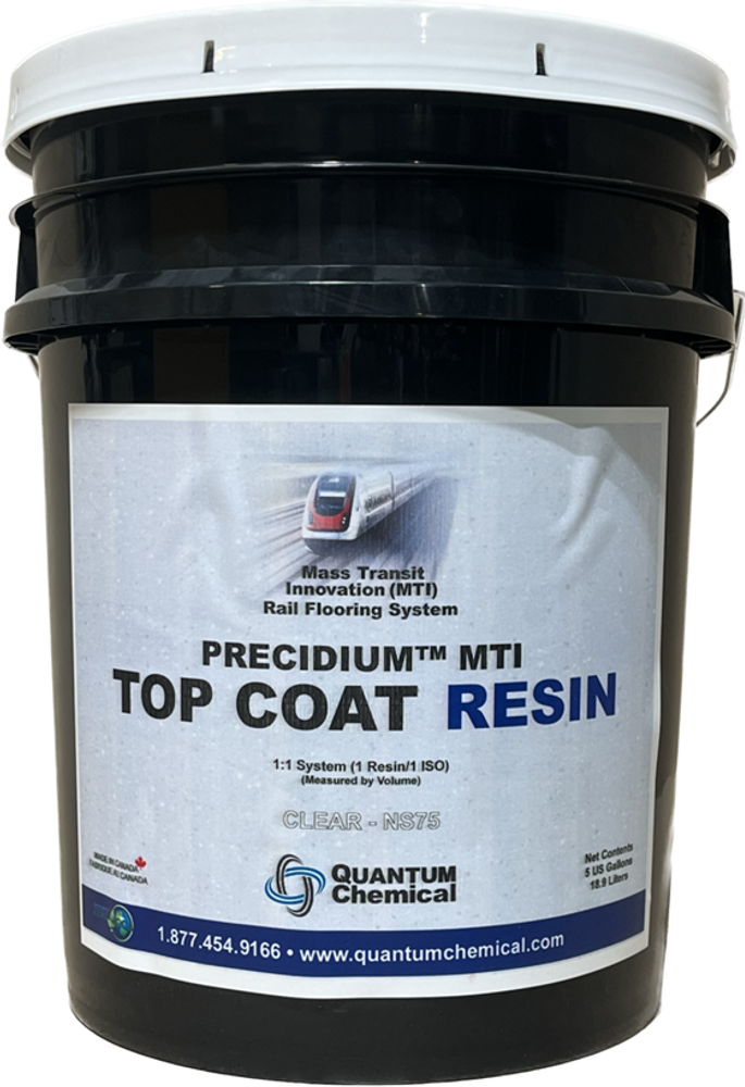 PRECIDIUM™ MTI Top Coat Resin Clear NS75 5 Gal