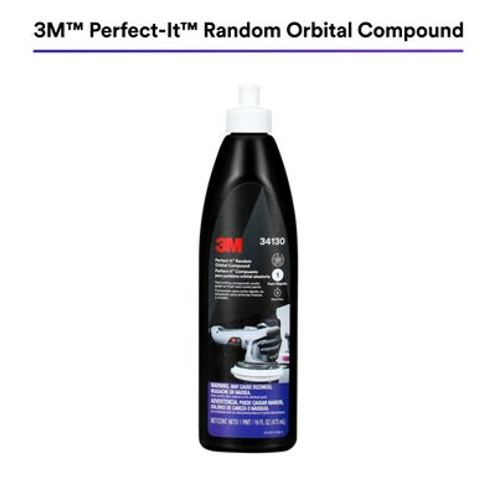 3M Perfect-It Random Orbital Compound 34132, 1 Gallon (9.09 lb), 4/Case