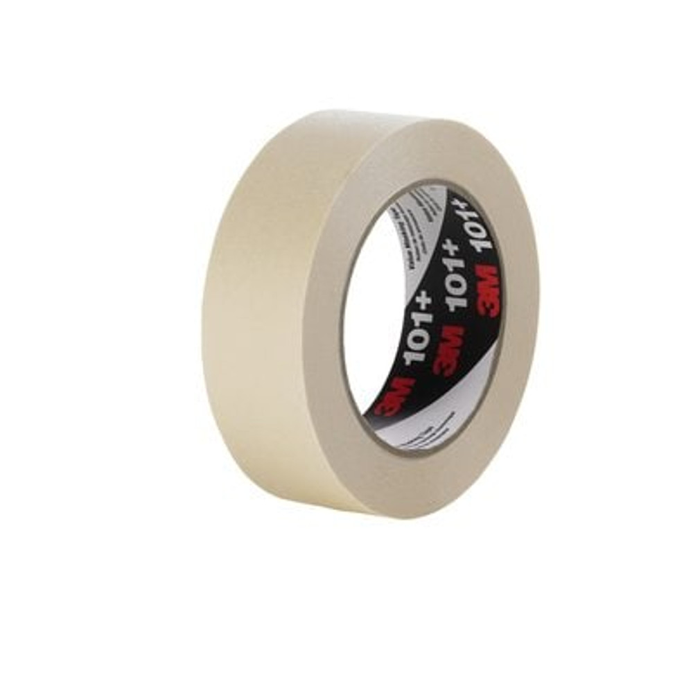 3M Value Masking Tape 101+, Tan, 96 mm x 55 m, 5.1 mil, 8 Rolls/Case