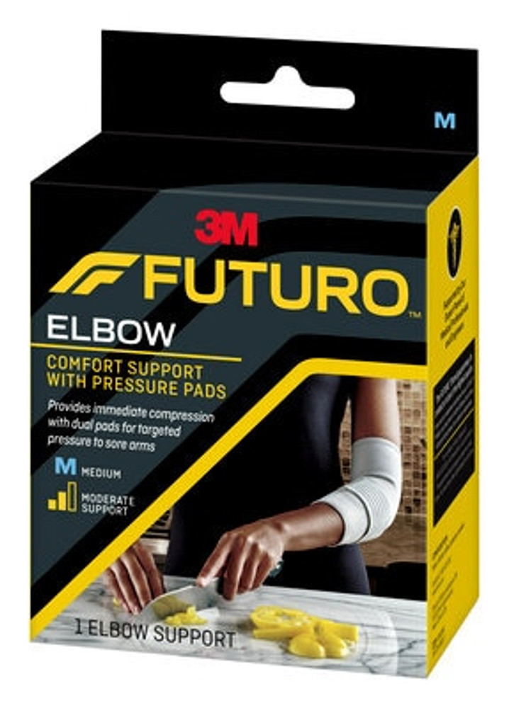 FUTURO Comfort Elbow with Pressure Pads, 47862ENR, Medium