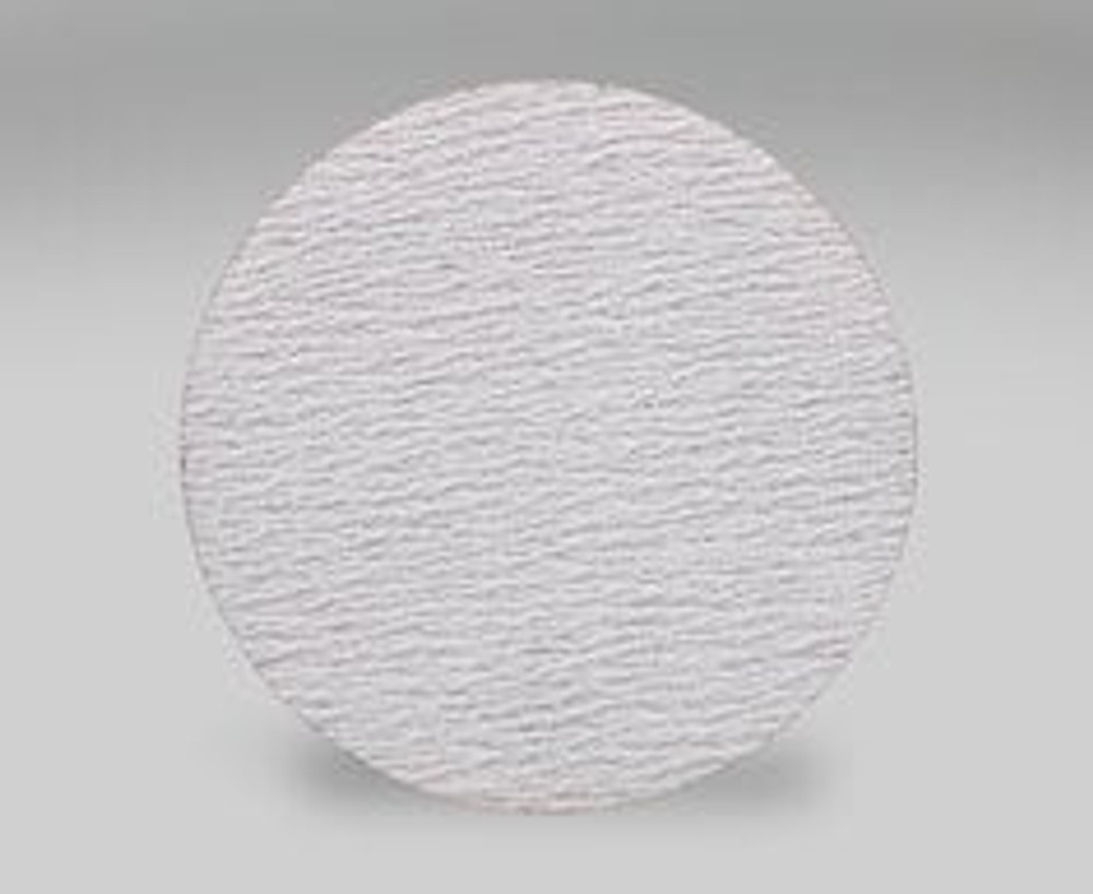 3M Microfinishing PSA Film Disc 268L, 100 Mic 3MIL, Type D, 8 in x NH,
Die 800L, 25/Carton, 200 ea/Case