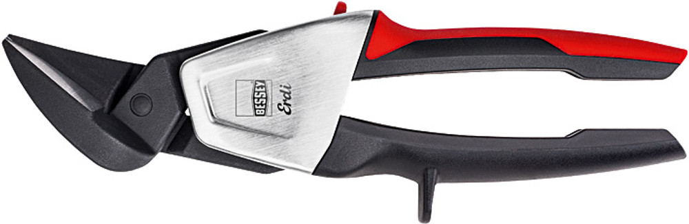 With the new and innovative D39ASS, BESSEY is bringing an entirely new generation of compound leverage cutting snips to the market for the sheetmetalworking industry. These snips enable more capacity, precision and comfort with easier operation as a result of innovative design and unique construction elements. For continuous straight and curved cuts. Extremely compact cutter head for increased manoeuvrability and precision on curved cuts. Joint area is a screwed connection with stud bolt, sintered disc and a maintenance frees pring for extreme robustness. Reduced handle opening spread for easy operation & less hand fatigue. Central latch for easy operation. Available in right or left cutting versions. BESSEY. Simply better.