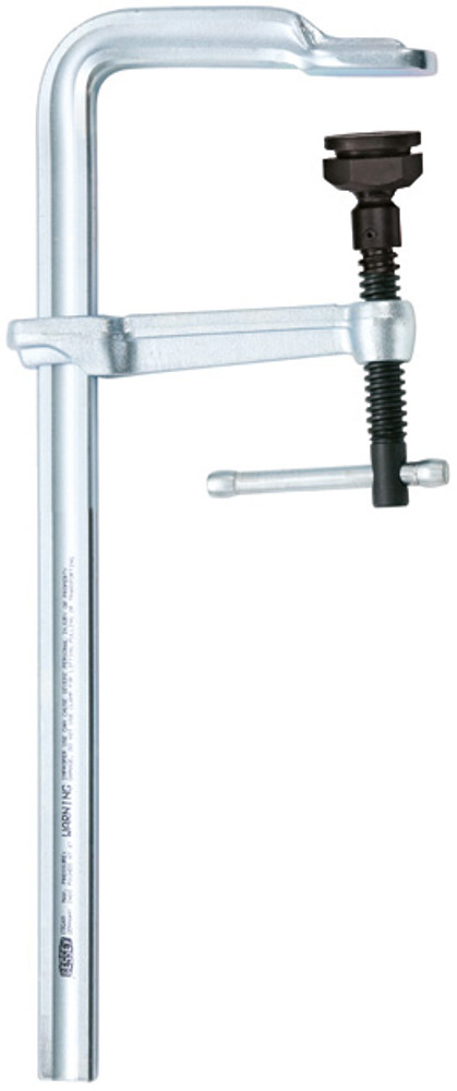 The SGL series medium duty all steel bar clamps are an economical alternative to the BESSEY high-performance 1800 series clamps. The standard profiled rail and heavy duty pad of this series make it one of the best all-steel bar clamps in the world. Designed & manufactured for years of dependable service, these clamps are made in BESSEY's own German production facilities and, from steel that comes from BESSEY's own European steel mills. BESSEY created the first sliding arm clamp and to this day remains the category leader in both quality and design. BESSEY. Simply better.