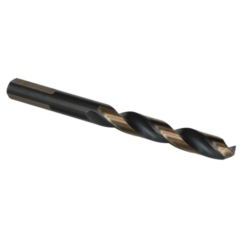 17/64 High Speed Steel  3-Flat Black And Gold Contractor Drill