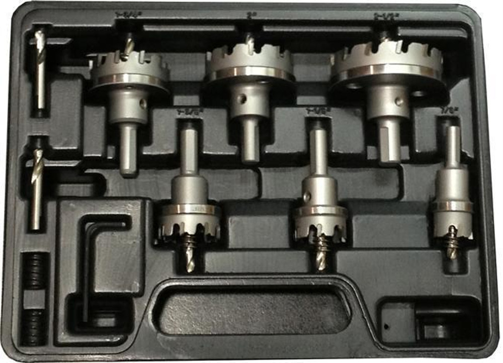 8Pc. Master Carbide Tipped Holecutter Set