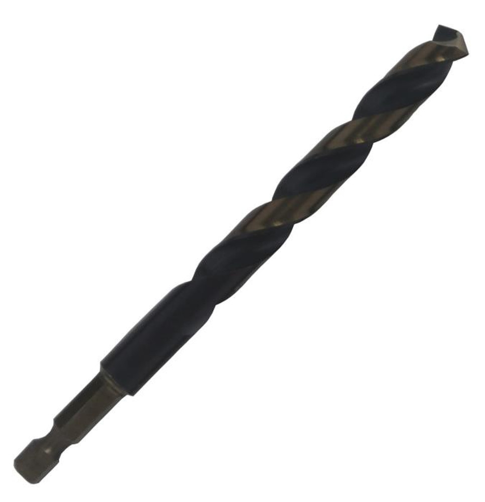 23/64 Kfd Black And Gold Quick Change Hex Shank Drill