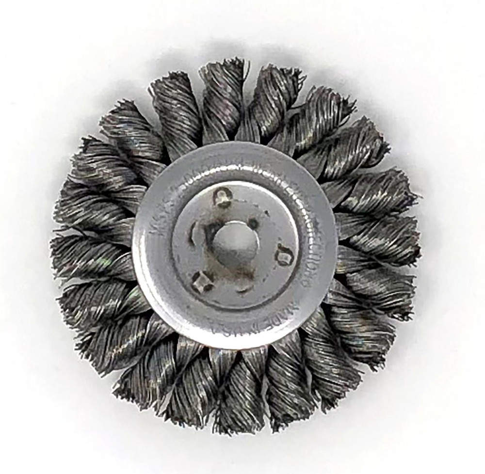 Regular Twist Knot Wire Wheels,Carbon Steel Non-Threaded Regular Twist Knot Wheels,  Industrial Packing 3377