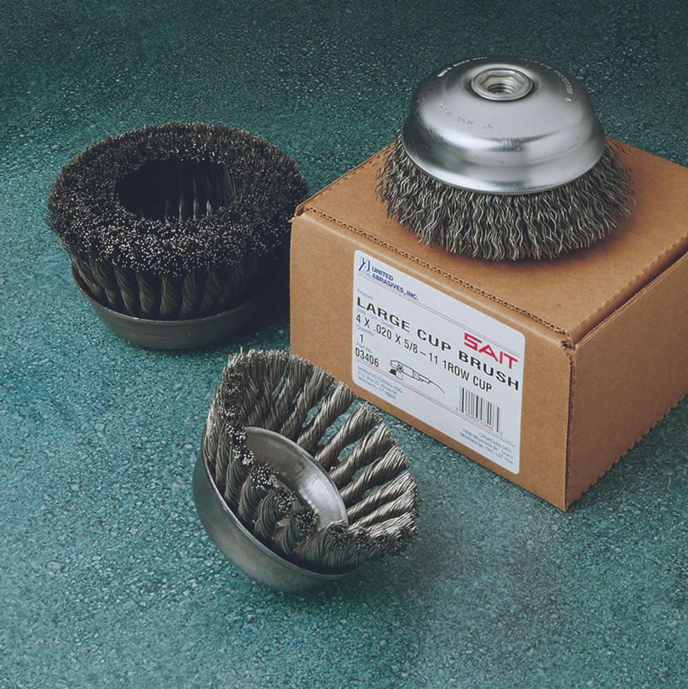 Large Cup Brushes,Carbon Steel Large Cup Brushes,  Industrial Packing 3411