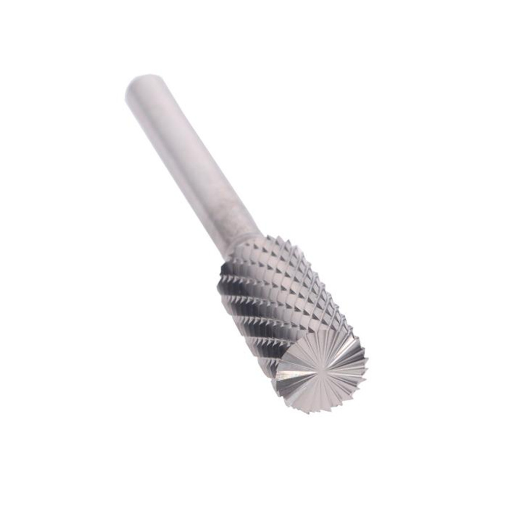 Carbide Bur Cylindrical End-Cut 3/8X3/4 W 1/4Shk