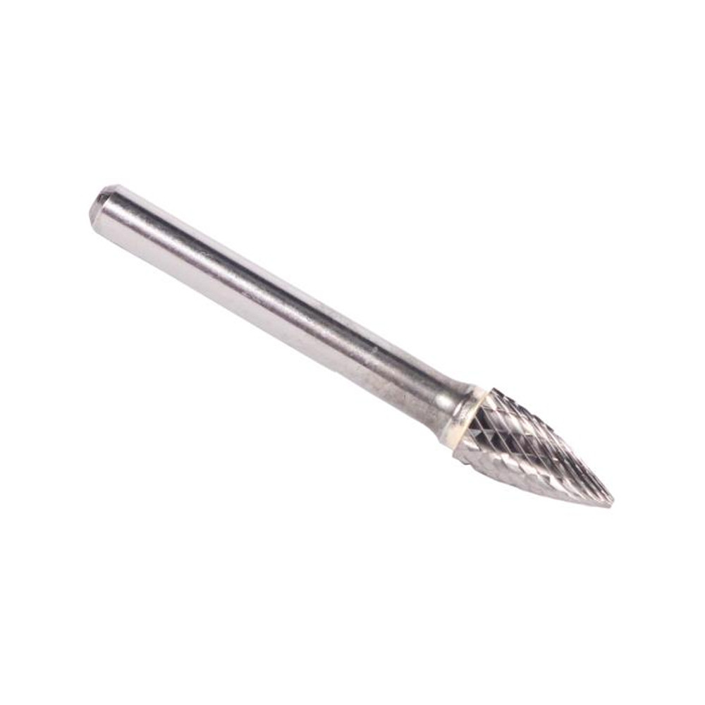 Carbide Bur Tree Pointed-End 3/4X1-1/2 W/ 1/4" Shk