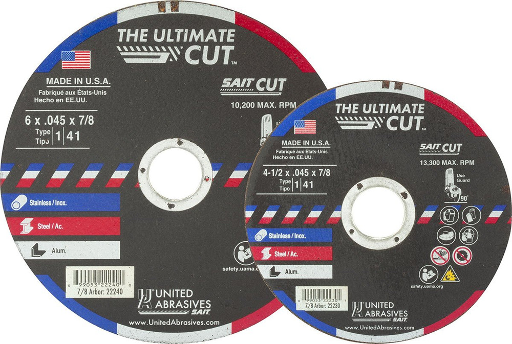 .045" Cutting Wheels Type 1/Type 41,The Ultimate Cut Premium Performance,  Products 22235