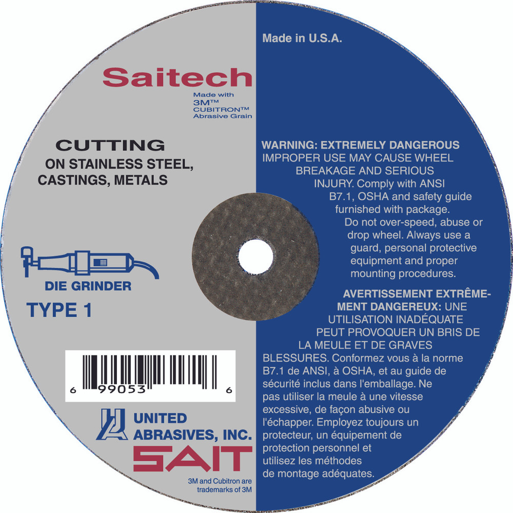Thin High Speed Cut-Off Wheels,Saitech Ultimate Performance Premium Performance,  Products 23171