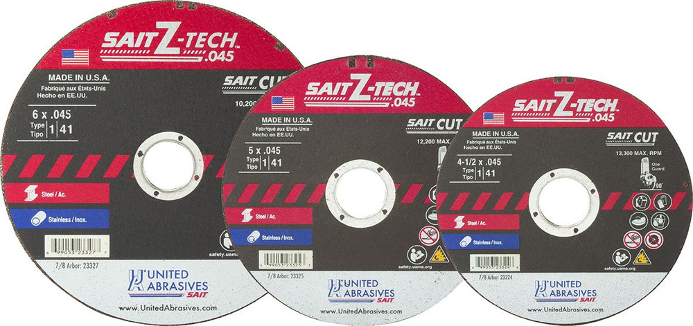 .045" Cutting Wheels Type 1/Type 41,Z-Tech High Performance,  Products 23323