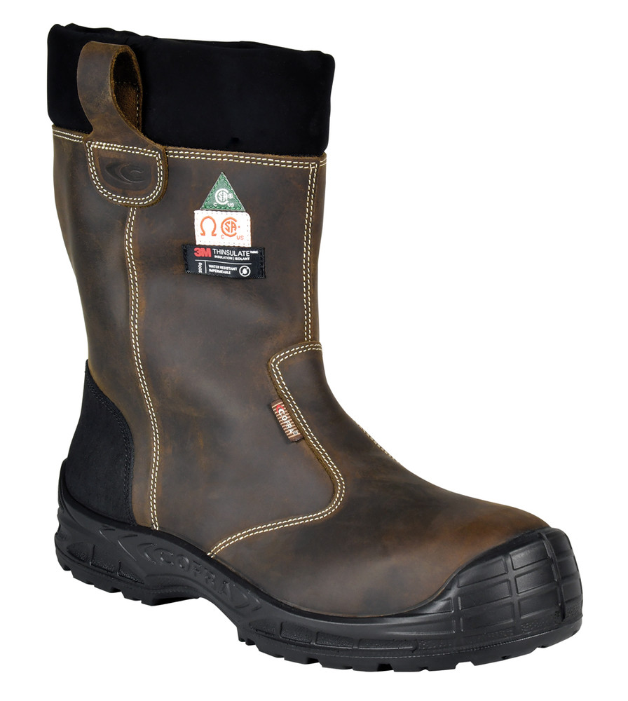 ASPEN EH PR RIGGER NUBUCK TAUPE/TESS.MARRONE+TH200/LAMINA APT+SPUNTERBO