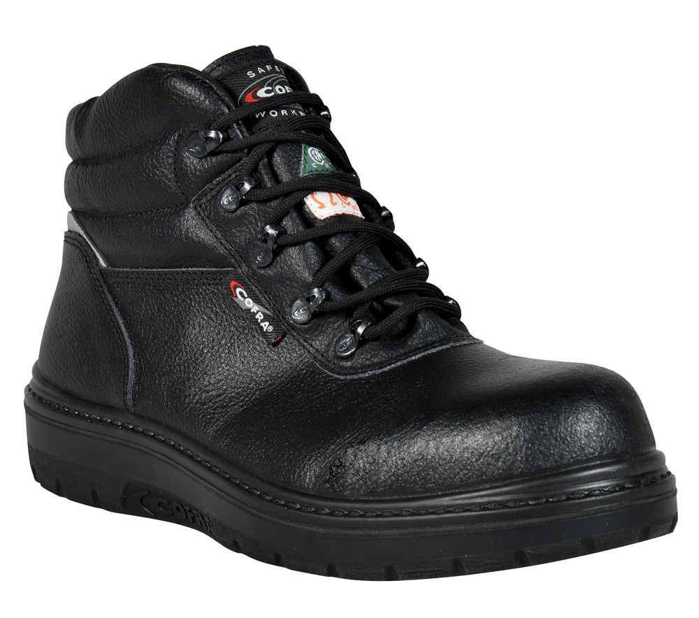 NEW ASPHALT EH PR 6"BLACK LEATHER/COMPOSITE TOE/APT PLATE