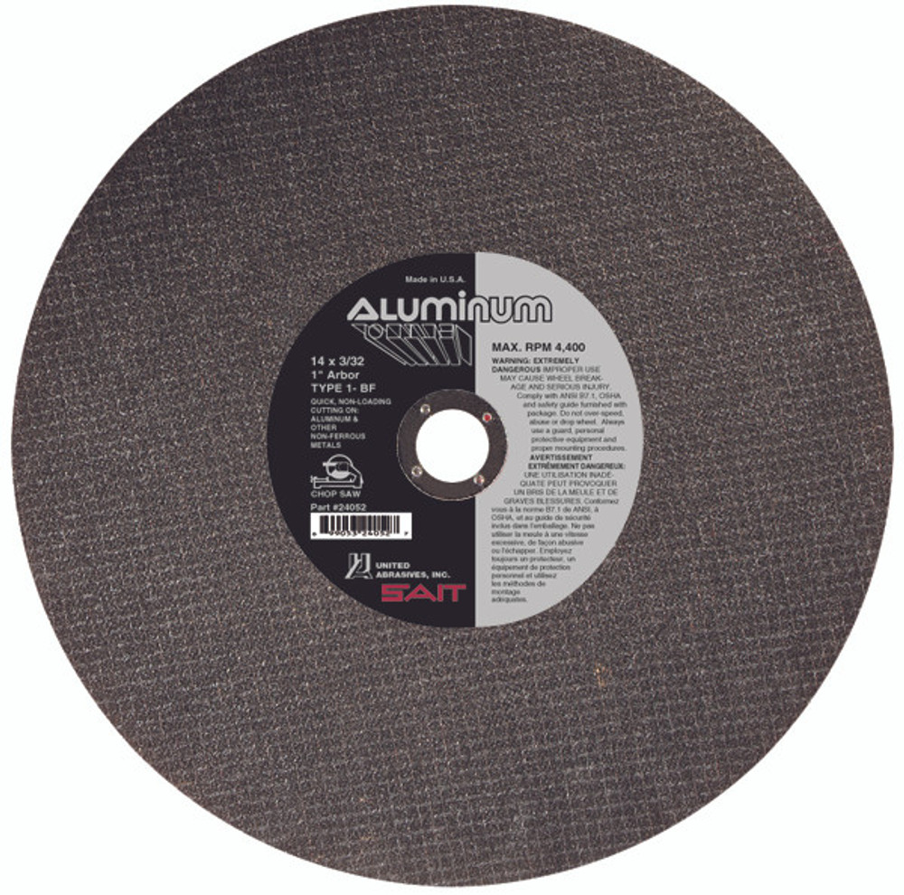 Chop Saw Wheels,A46N Aluminum,  Products 24052