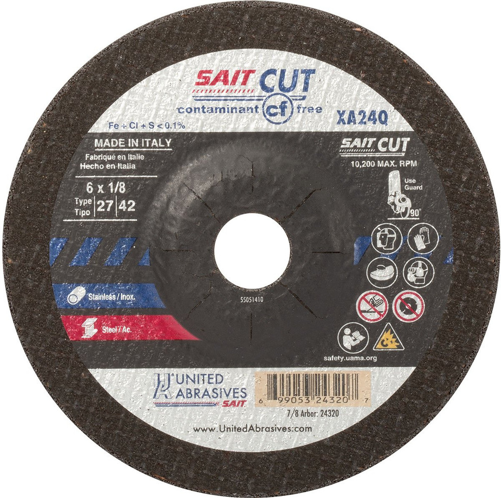3/32" & 1/8" Cutting Wheels,XA24Q Contaminant-Free cutting on stainless steel,  Products 24330
