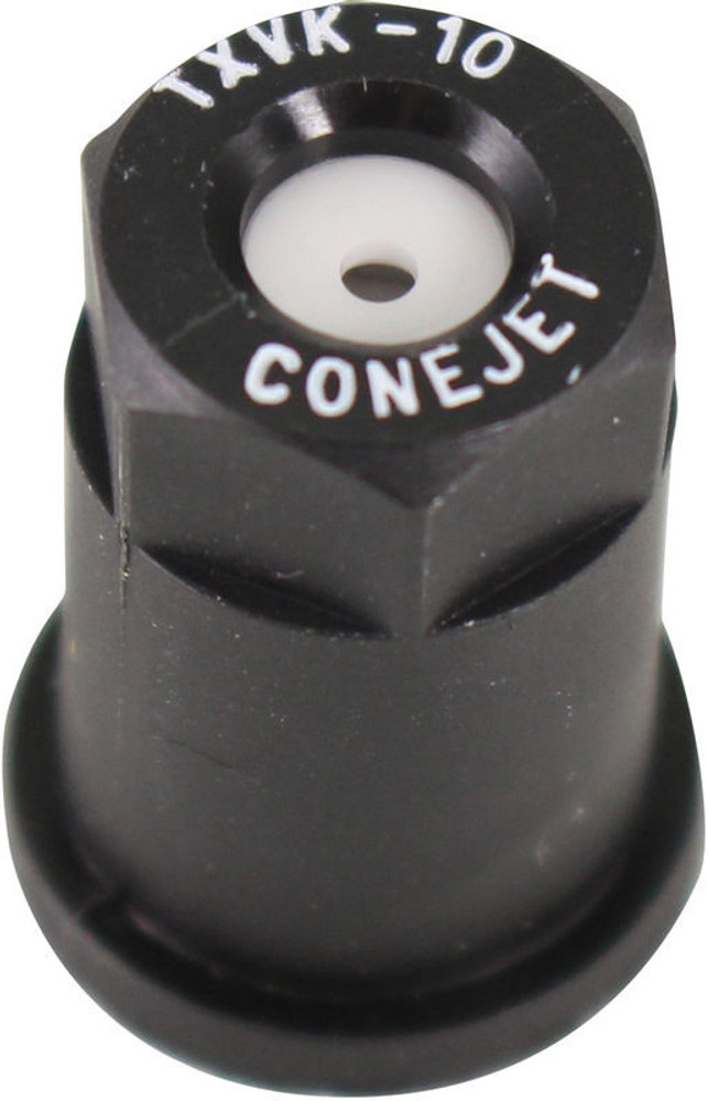 Smith Performance Sprayers 182940 #10 Black Poly Conical Nozzle Tip With Ceramic Insert: .16 Gpm- 80¡ Fan; Txvk10