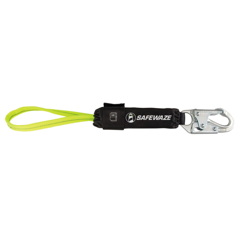 20" Energy Absorber: Soft Loop, Snap Hook