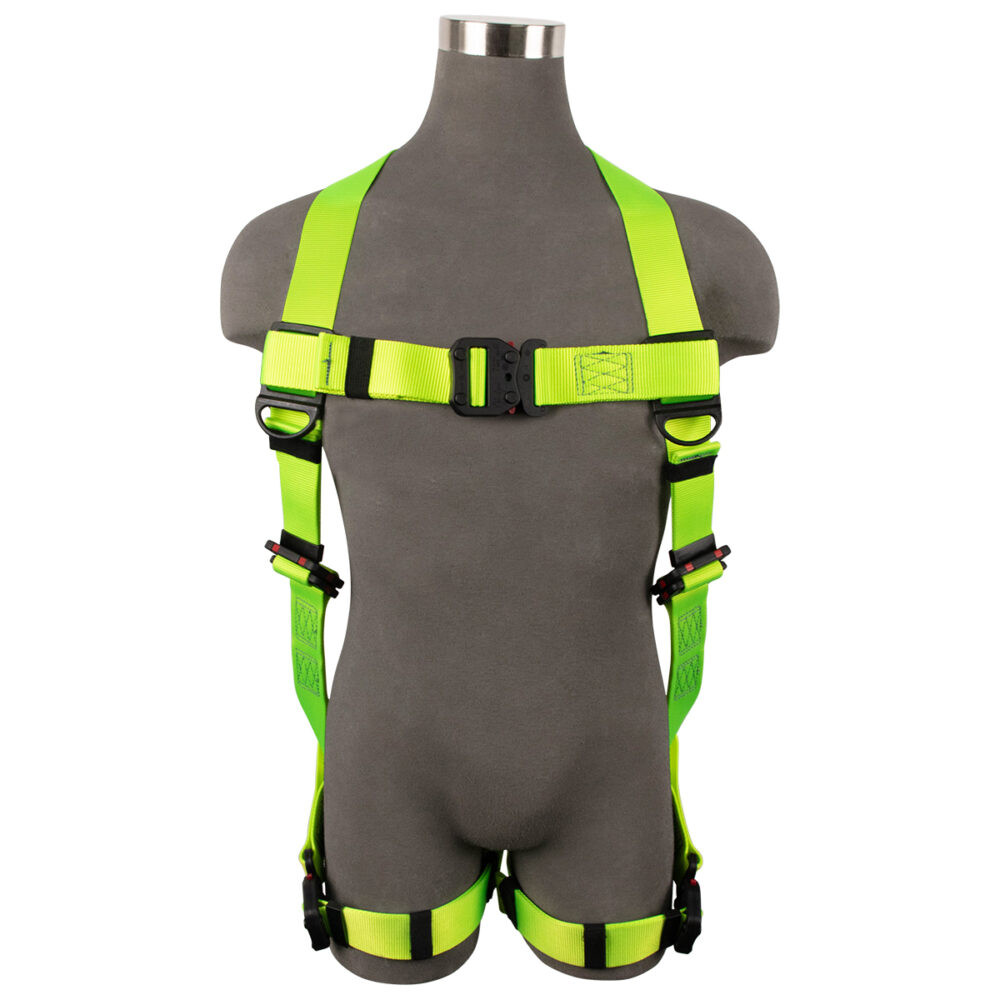 Arc Flash Full Body Harness: DE 1D, DE MB Torso, DE QC Chest/Legs | SW77225-UT3QC-2X
